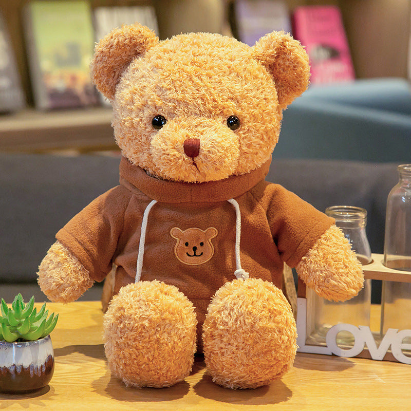 Teddy bear doll wholesale sweater plush toy pillow cloth doll wedding gift Valentine's Day gift