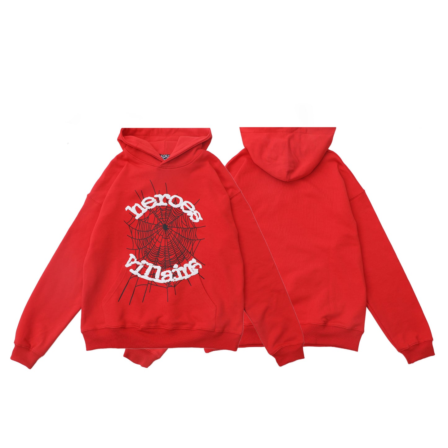 American fashion brand Sp5der 555 star foam print pure cotton hoodie sweater pants suit for men and women
