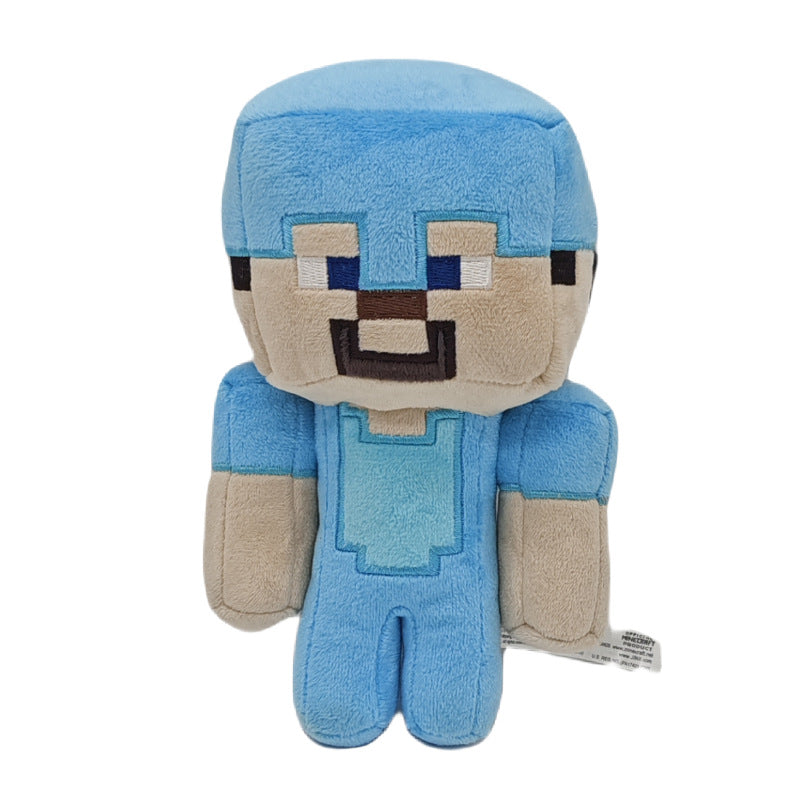 My world plush toys Ender Dragon Turtle Sitting Creeper Zombie Parrot Doll Dolphin Salamander Doll