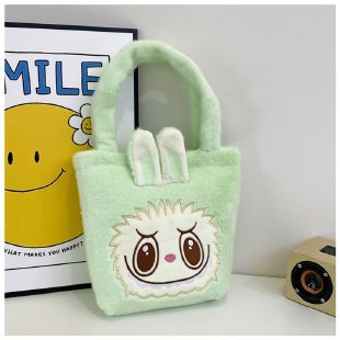 Labubu messenger bag labubu cartoon backpack coin purse children's female plush bag