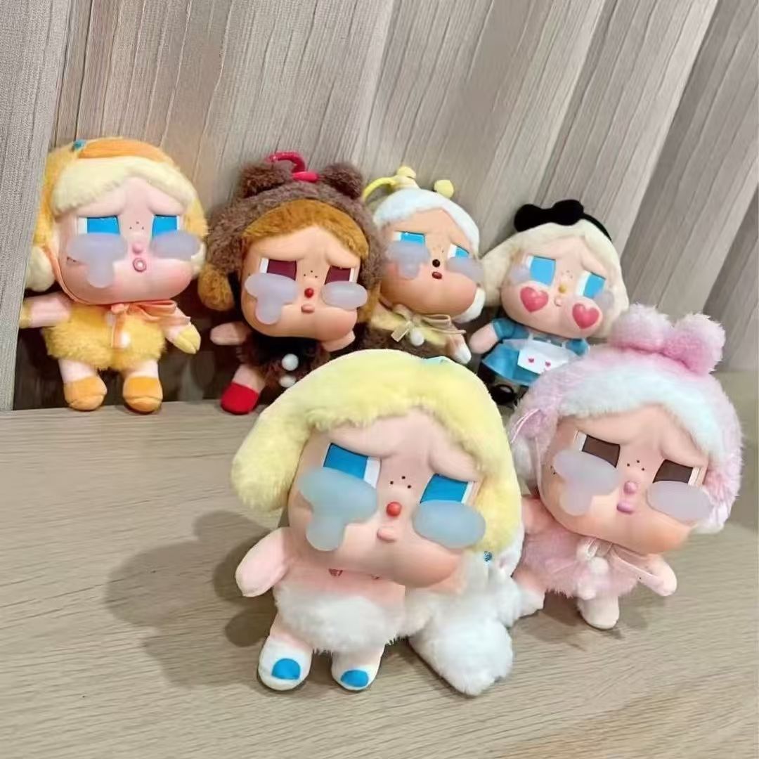 CRYBABY tears factory vinyl face plush doll blind box bubble mart cry blind box cry baby cry