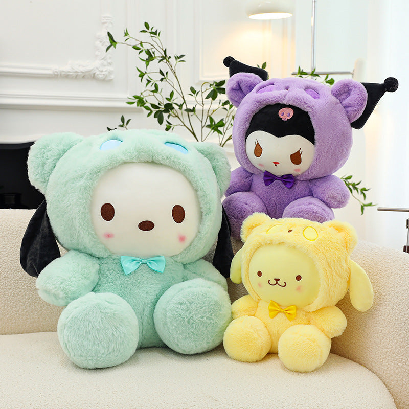 Hot Sanrio Transformation Series HelloKitty Kuromi Melody Plush Toys