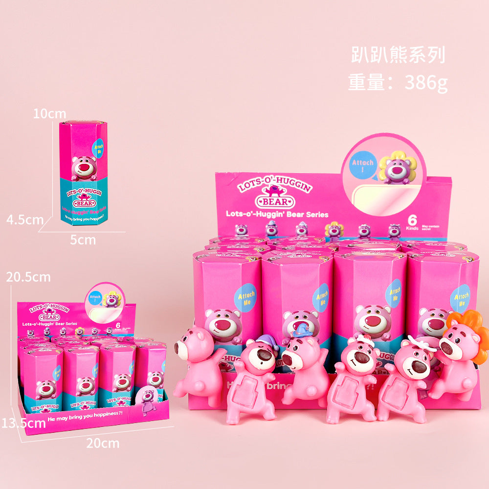 Sonny Papa Angel Figure Car Phone Sticker Cheek Support Blind Box Set Decorations