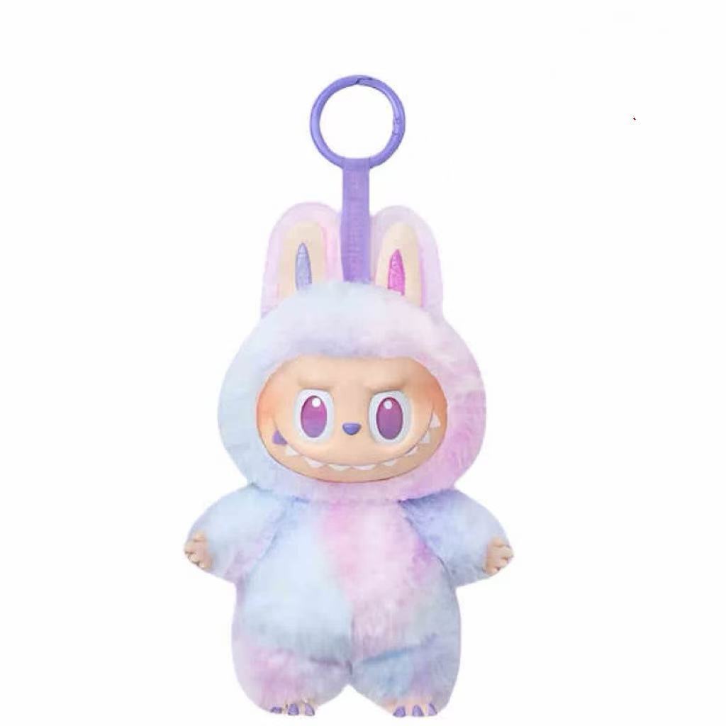 Plush keychain third generation POP MART Labubu mart vinyl doll keychain trendy blind box