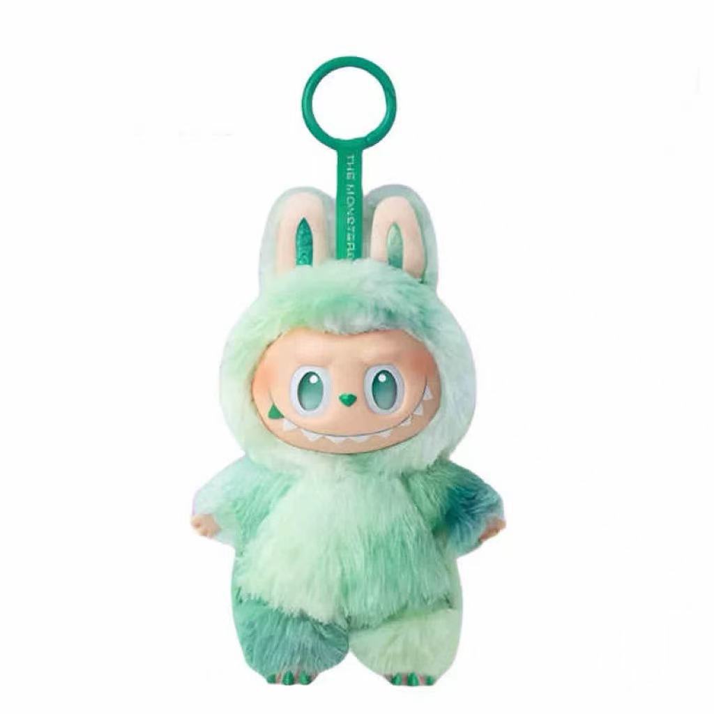 Plush keychain third generation POP MART Labubu mart vinyl doll keychain trendy blind box