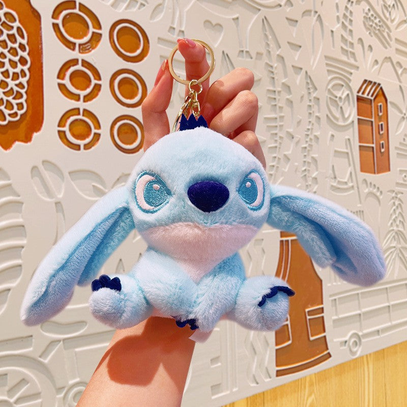 Cartoon Kuromi Plush Keychain Cute Schoolbag Pendant Keychain Pendant Boutique