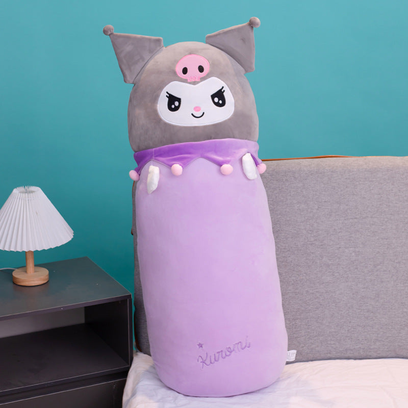 Japanese anime pillow Cinnamon dog Melody Kuromi girl's bed legs to sleep with cylindrical long pillow