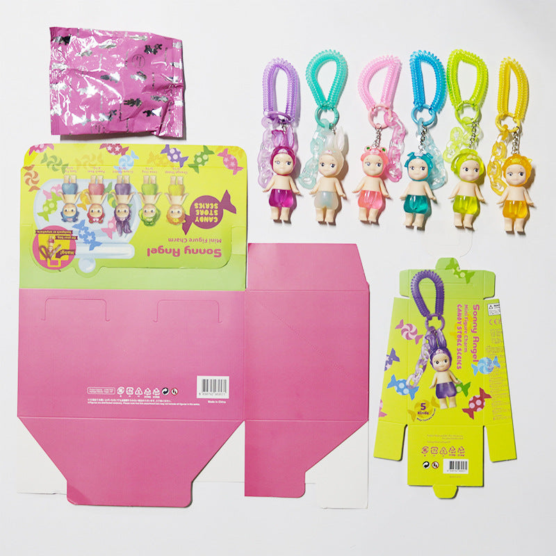 Blind box SA Papa Angel standing candy house keychain macaron ornaments decoration hand-made anime doll
