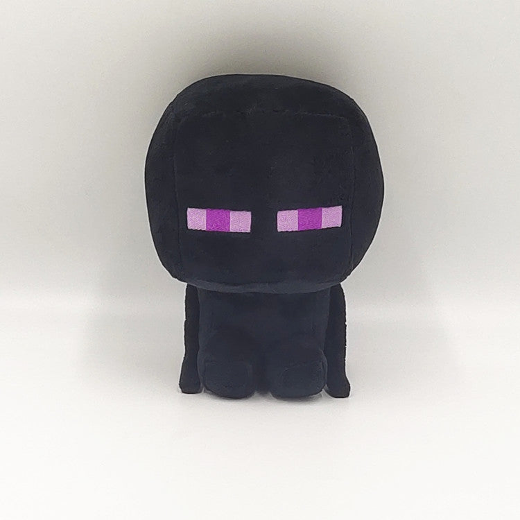My world plush toys Ender Dragon Turtle Sitting Creeper Zombie Parrot Doll Dolphin Salamander Doll