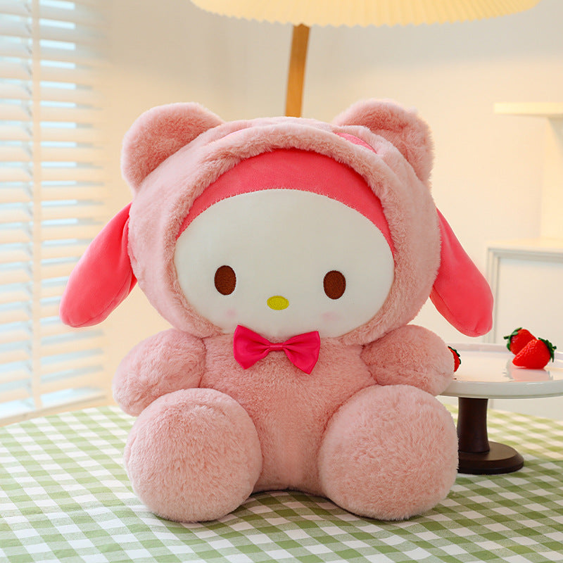 Hot Sanrio Transformation Series HelloKitty Kuromi Melody Plush Toys