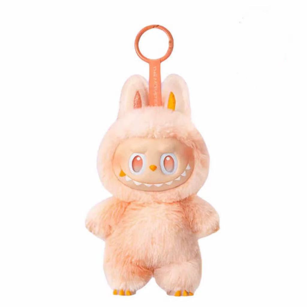 Plush keychain third generation POP MART Labubu mart vinyl doll keychain trendy blind box