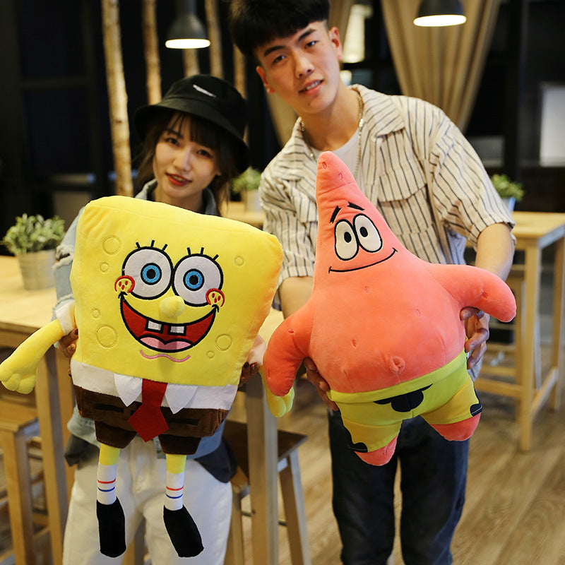 SpongeBob SquarePants Patrick Star Doll Plush Toy Ragdoll Children's Birthday Gift Girl Pillow