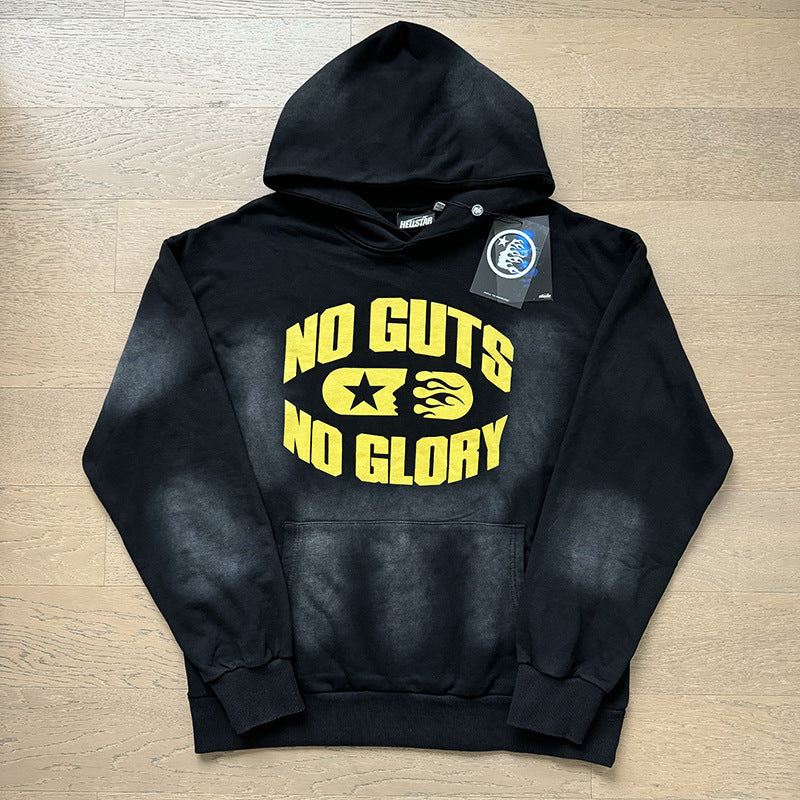 American fashion brand hooded loose men's hooded sweatshirt foreign trade street casual jacket women's hoodie suit