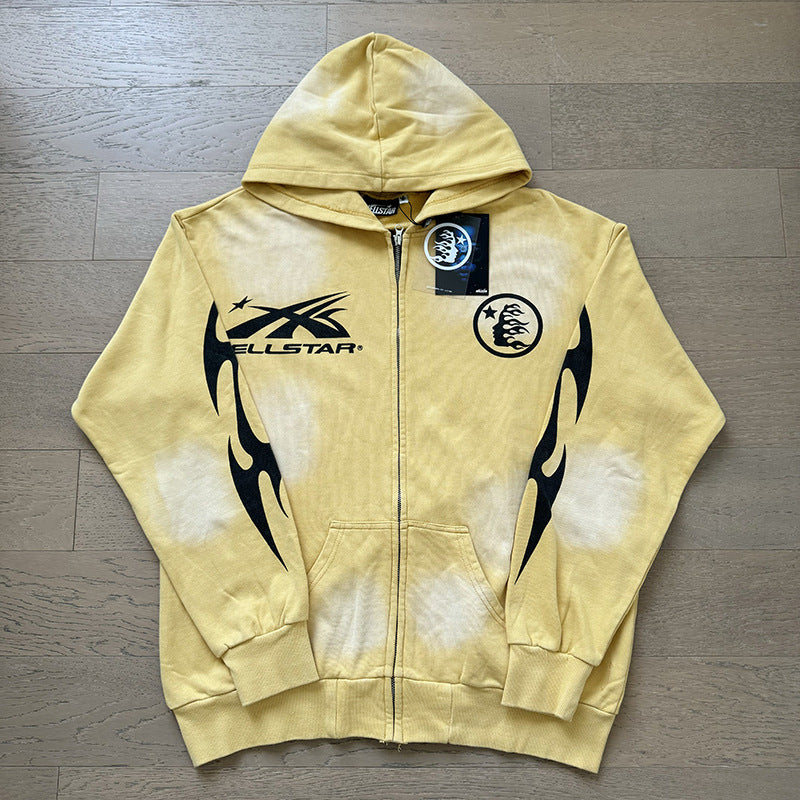 American fashion brand hooded loose men's hooded sweatshirt foreign trade street casual jacket women's hoodie suit