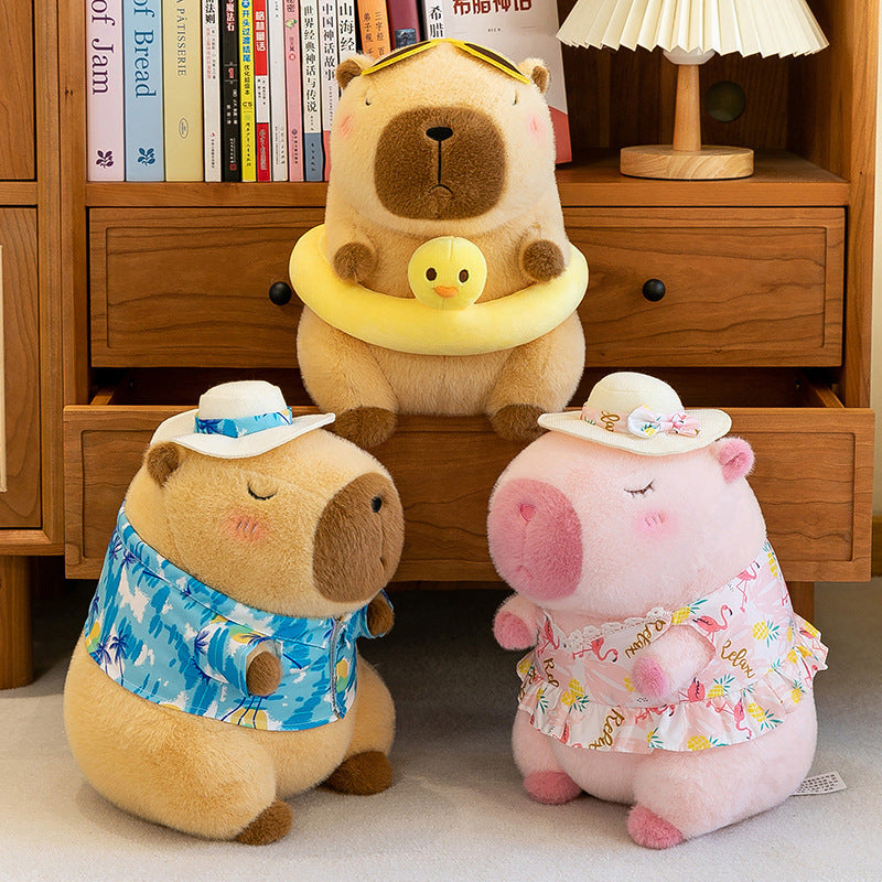 French fries capybara doll plush toy turtle capybara doll doll ugly cute doll birthday gift girl