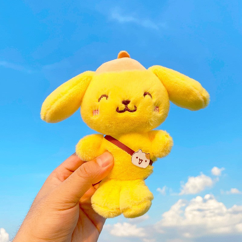 Cartoon Kuromi Plush Keychain Cute Schoolbag Pendant Keychain Pendant Boutique