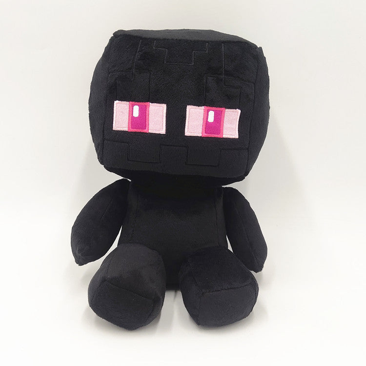 My world plush toys Ender Dragon Turtle Sitting Creeper Zombie Parrot Doll Dolphin Salamander Doll