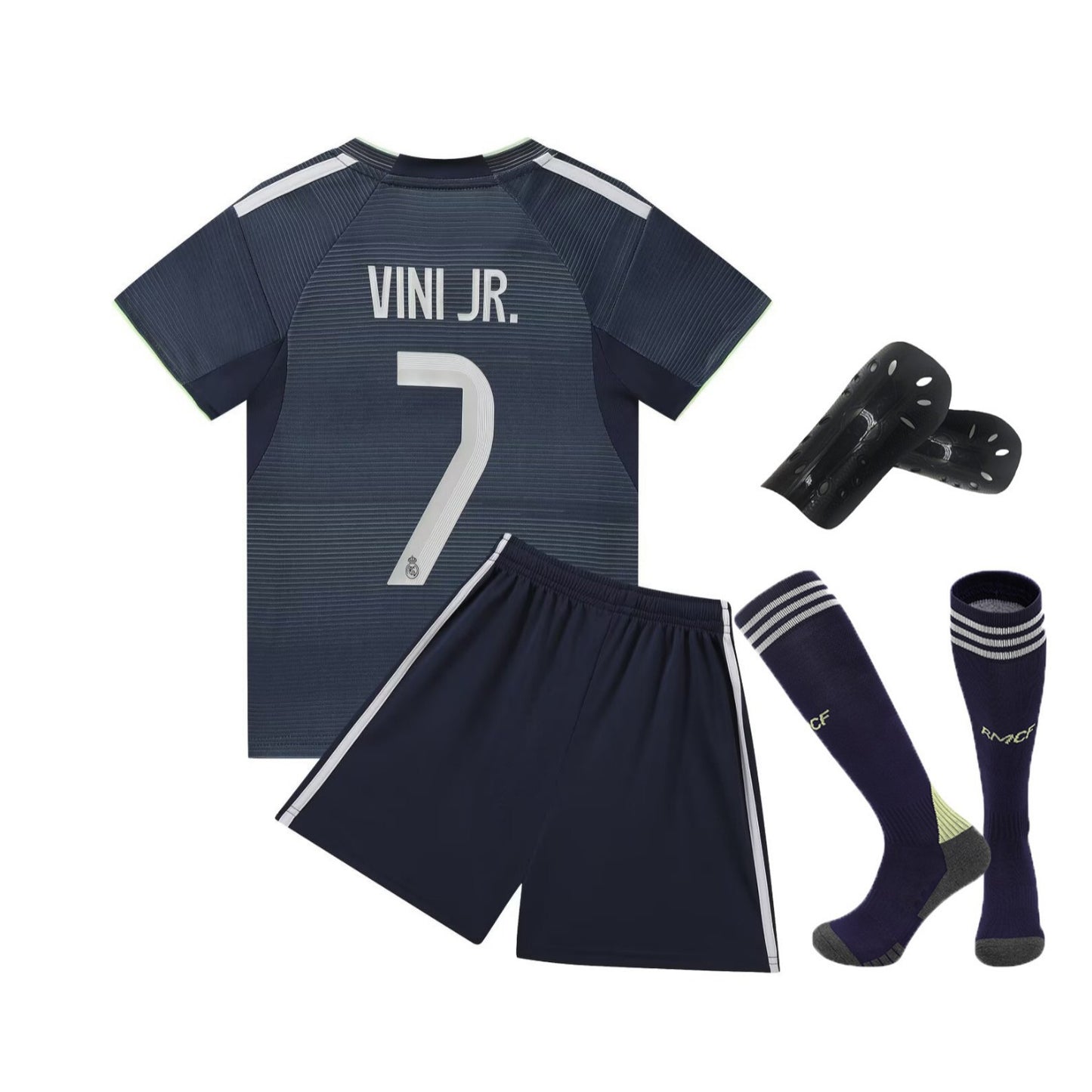 25-26 Royal M away royal blue No. 7 club football uniform children's team uniform jersey size 14-30