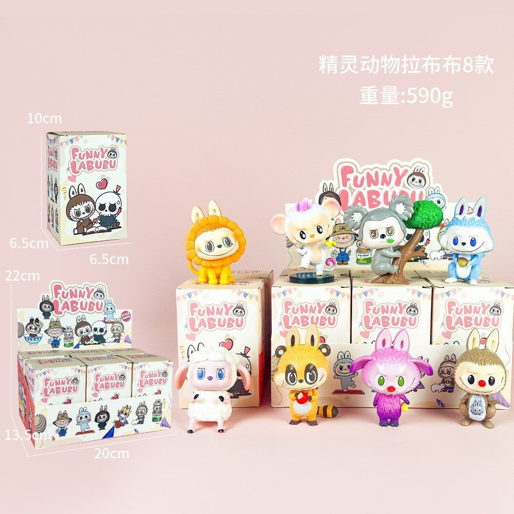 Sonny Angel figure car phone sticker cheek support blind box set decoration Cupid trendy play anime