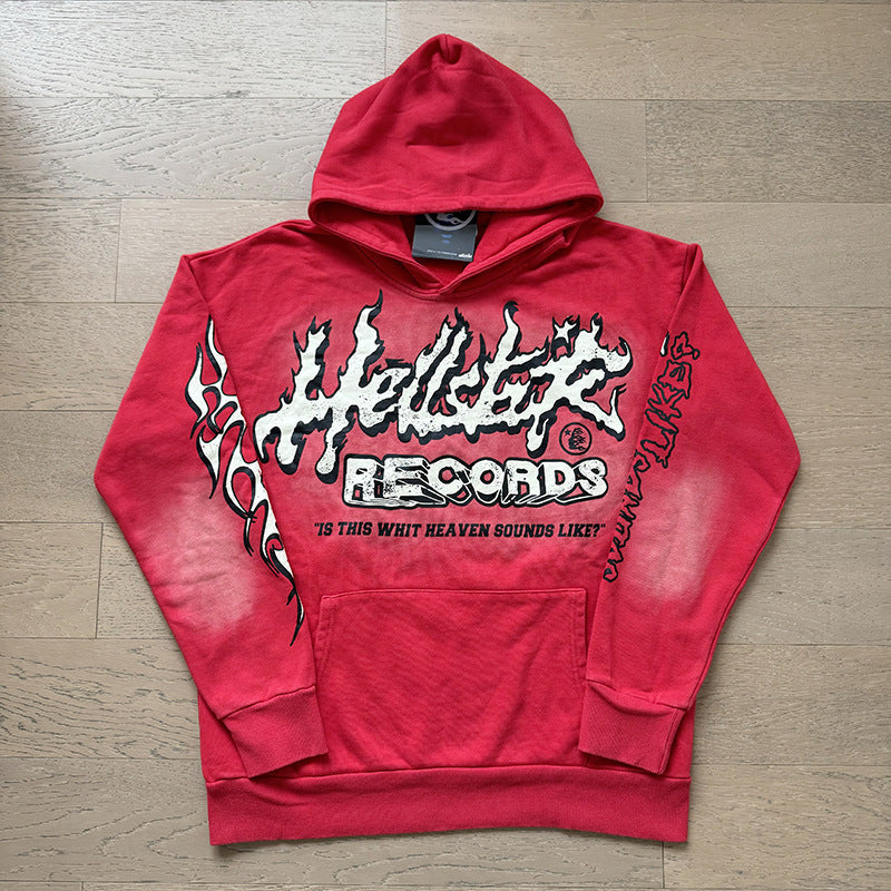 American fashion brand hooded loose men's hooded sweatshirt foreign trade street casual jacket women's hoodie suit