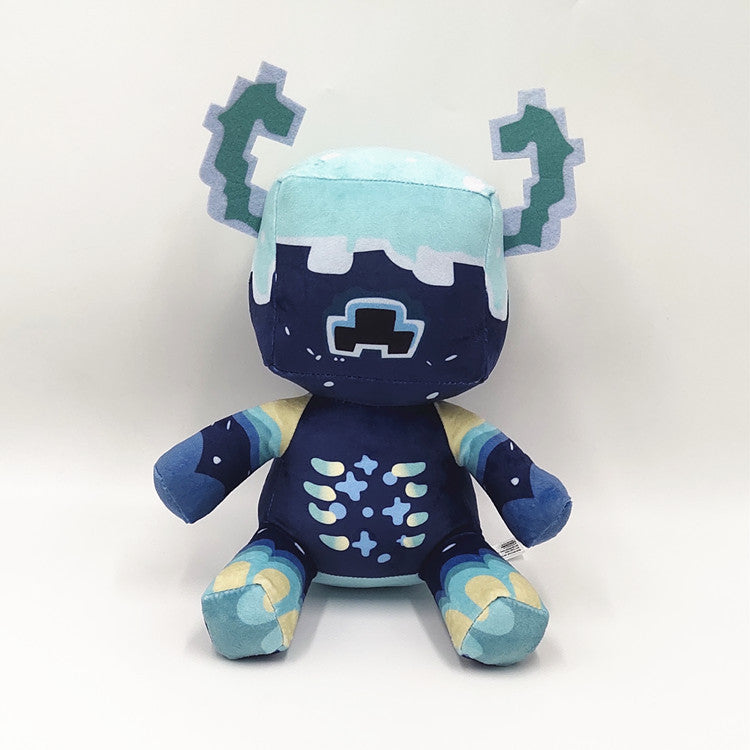 My world plush toys Ender Dragon Turtle Sitting Creeper Zombie Parrot Doll Dolphin Salamander Doll