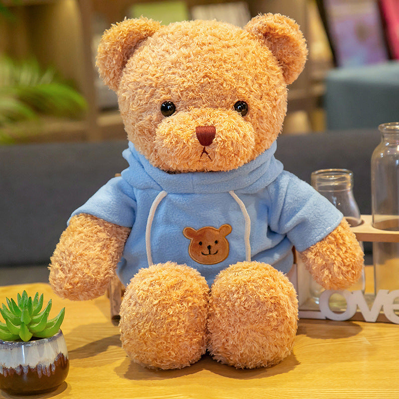 Teddy bear doll wholesale sweater plush toy pillow cloth doll wedding gift Valentine's Day gift