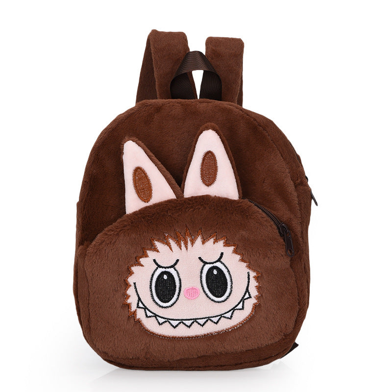Labubu messenger bag labubu cartoon backpack coin purse children's female plush bag