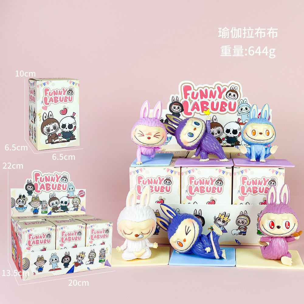 Sonny Angel figure car phone sticker cheek support blind box set decoration Cupid trendy play anime