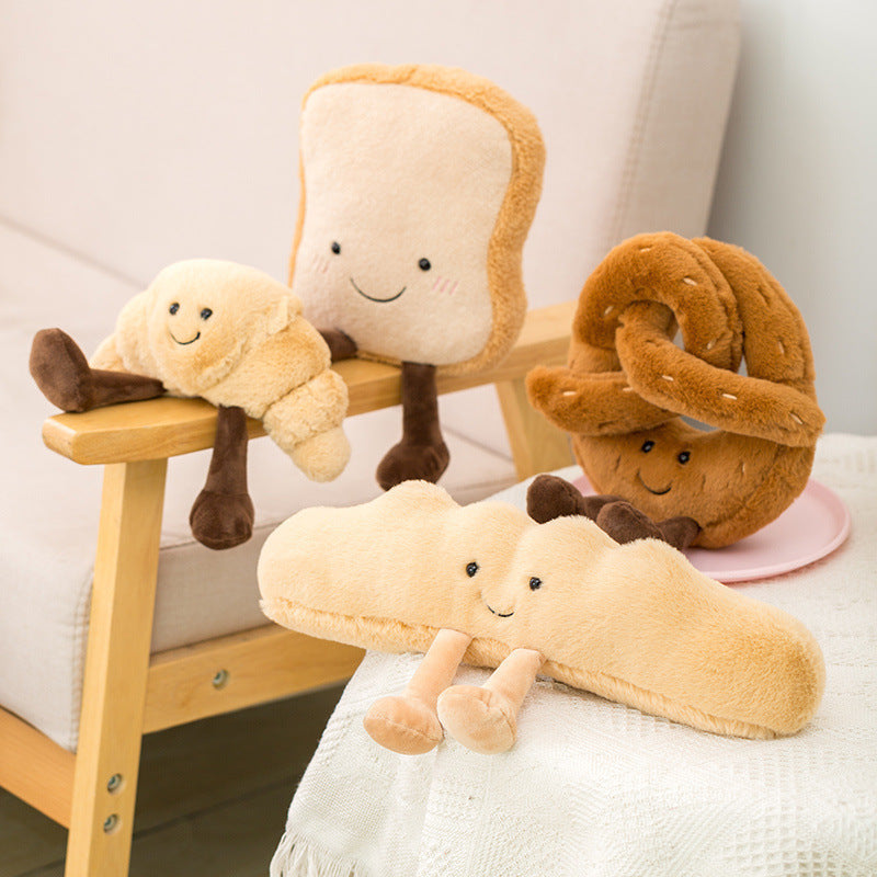 jelly cats fun bread story plush toy doll manufacturers wholesale snacks pillow grab machine doll gift