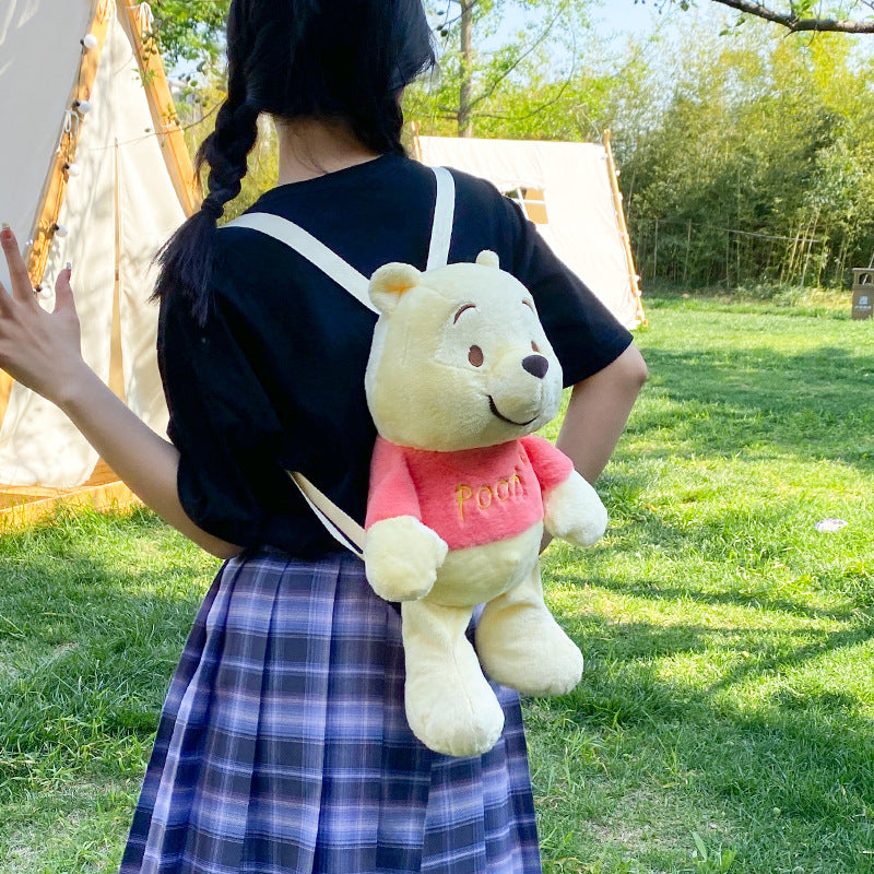 Disney Winnie the Pooh Strawberry Bear Stitch Snorlax Plush bags