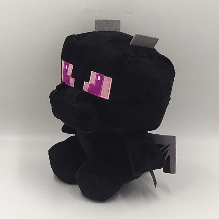 My world plush toys Ender Dragon Turtle Sitting Creeper Zombie Parrot Doll Dolphin Salamander Doll