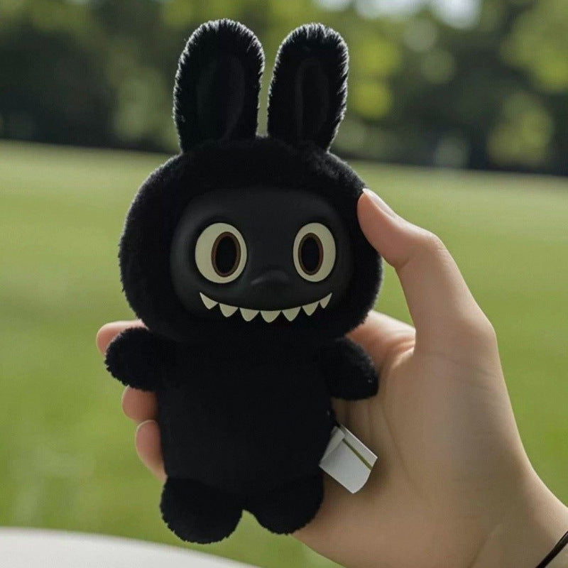 New Characters 4th generation Black Briquettes Labubu Bubble Vinyl Plush Doll