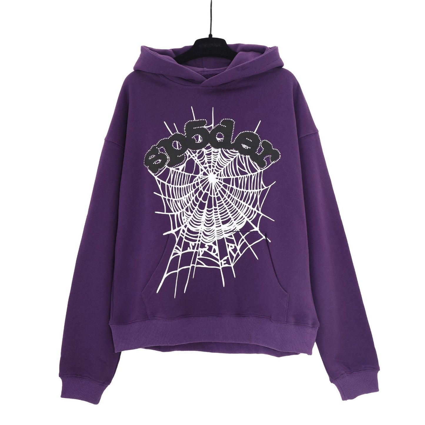 American fashion brand Sp5der 555 star foam print pure cotton hoodie sweater pants suit for men and women