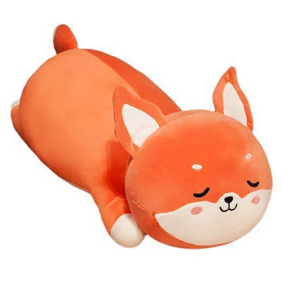 Cute fox doll doll bed super soft Shiba Inu plush toy cloth doll pillow sleeping