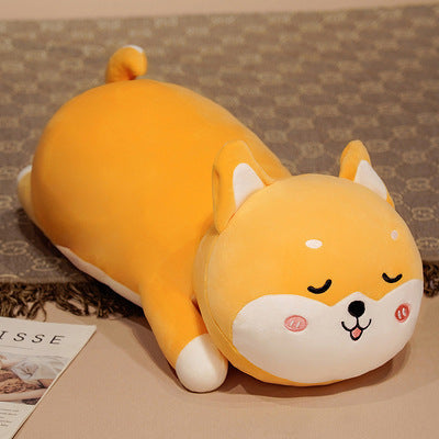 Cute fox doll doll bed super soft Shiba Inu plush toy cloth doll pillow sleeping