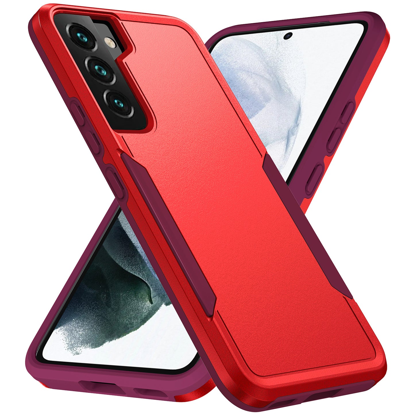For Samsung A15 flat two-in-one anti-fall Phone Case For Samsung A series