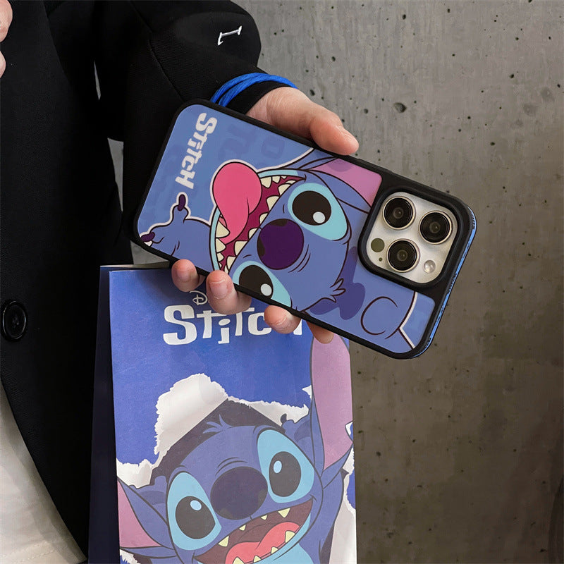 Cartoon Stitch phone case iPhone 16 Pro For Apple iPhone 12 four-side printing iPhone 13 all-inclusive