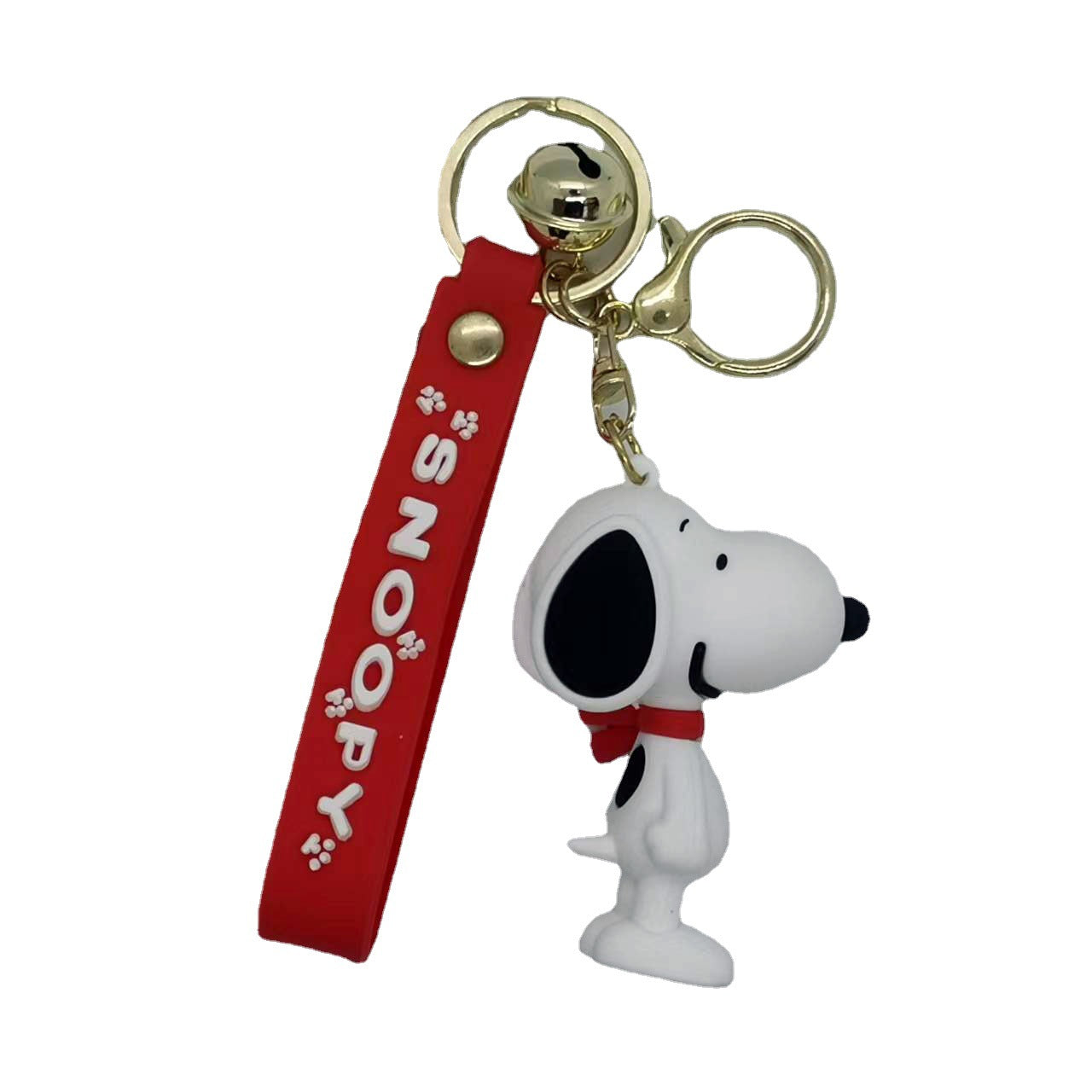 Creative cartoon Charlie Snoopy keychain pendant couple bag car keychain accessories gift