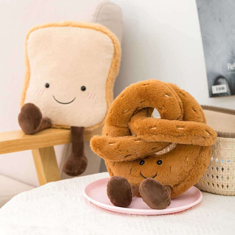 jelly cats fun bread story plush toy doll manufacturers wholesale snacks pillow grab machine doll gift