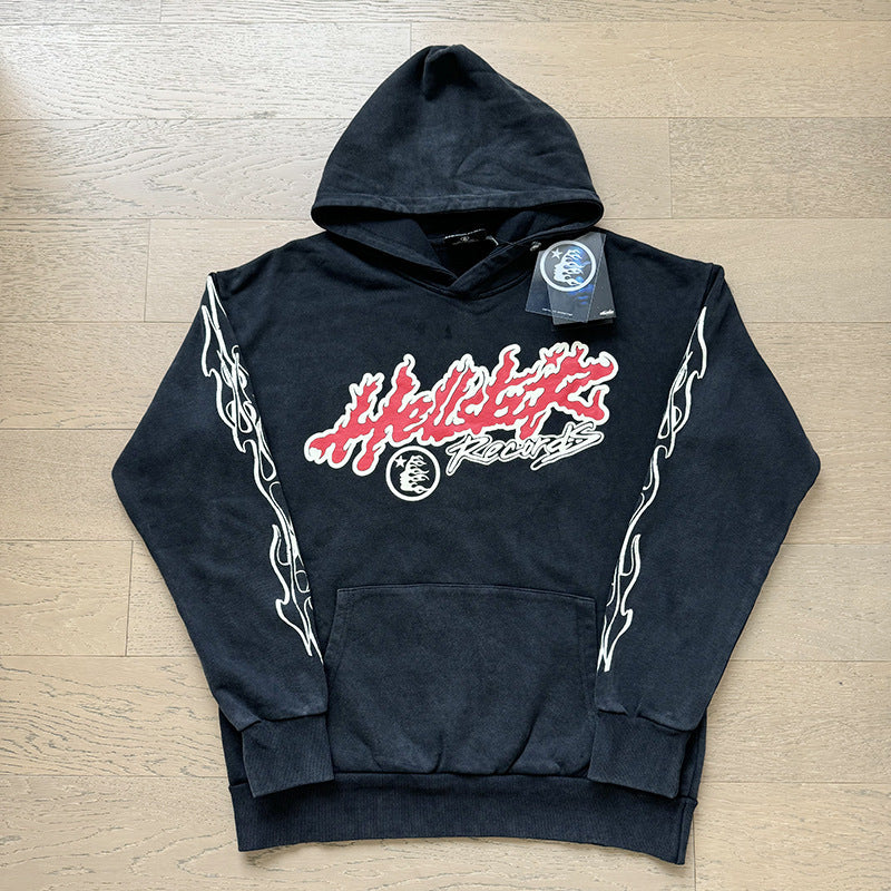American fashion brand hooded loose men's hooded sweatshirt foreign trade street casual jacket women's hoodie suit