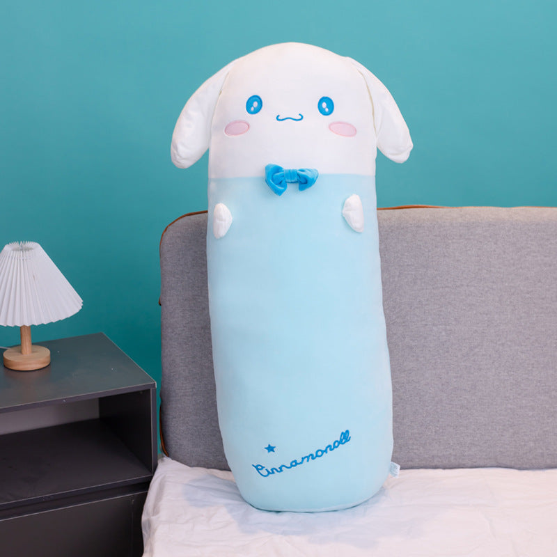 Japanese anime pillow Cinnamon dog Melody Kuromi girl's bed legs to sleep with cylindrical long pillow
