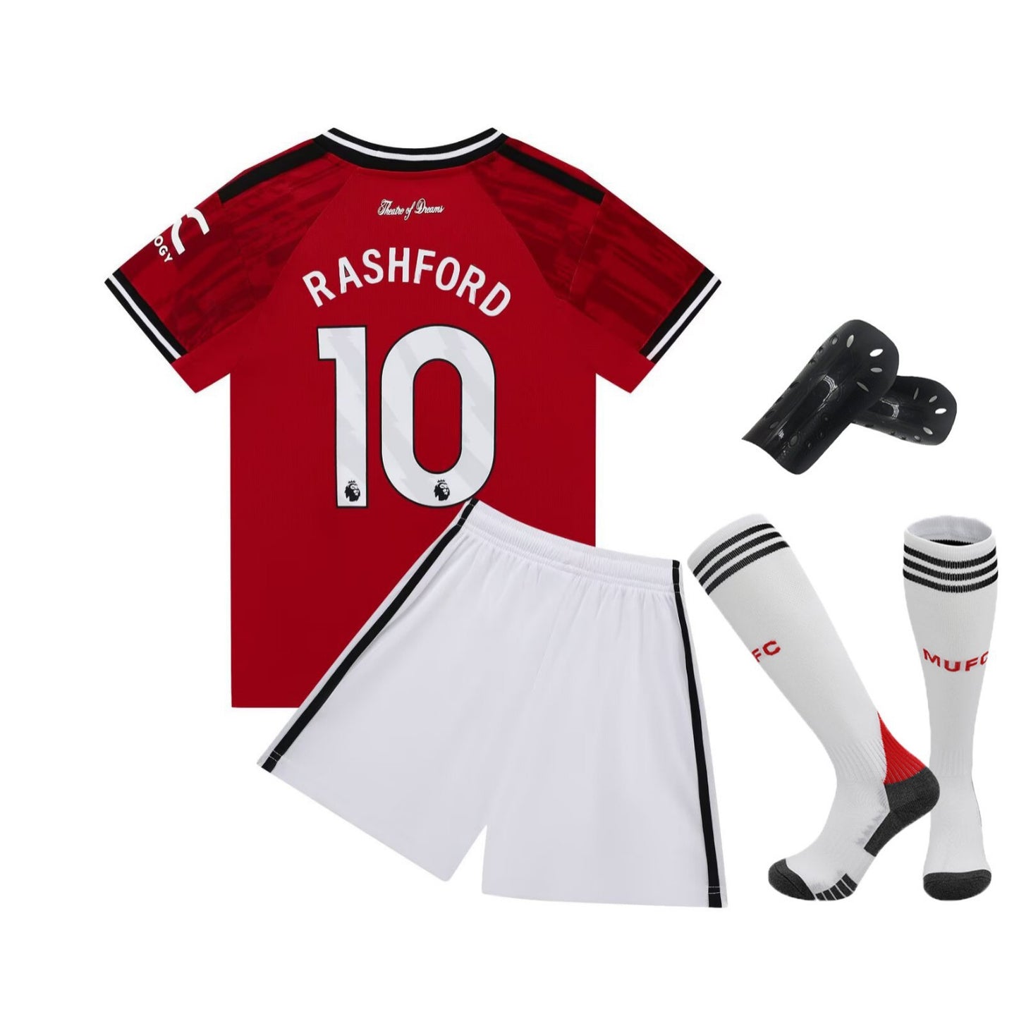 25-26 Manchester L home No. 10 football uniform children's team uniform jersey size 14-30