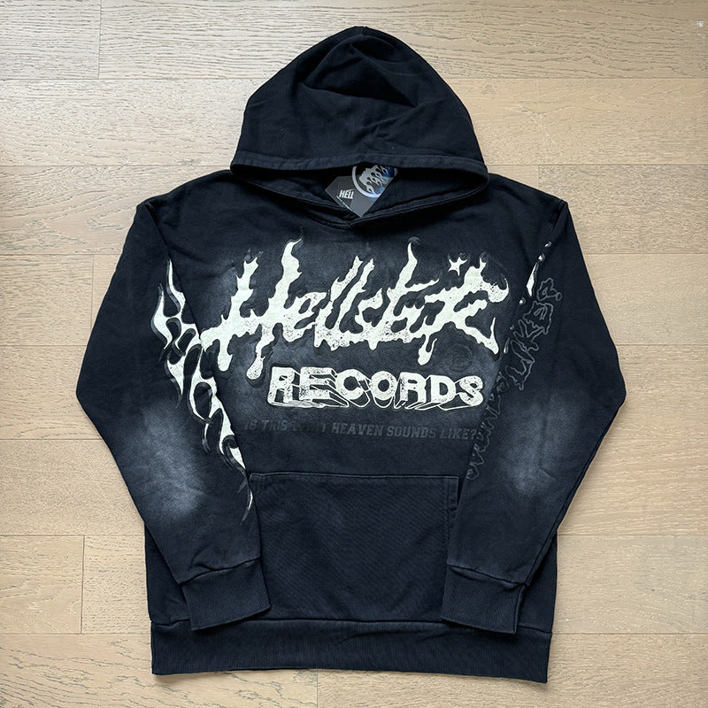 American fashion brand hooded loose men's hooded sweatshirt foreign trade street casual jacket women's hoodie suit