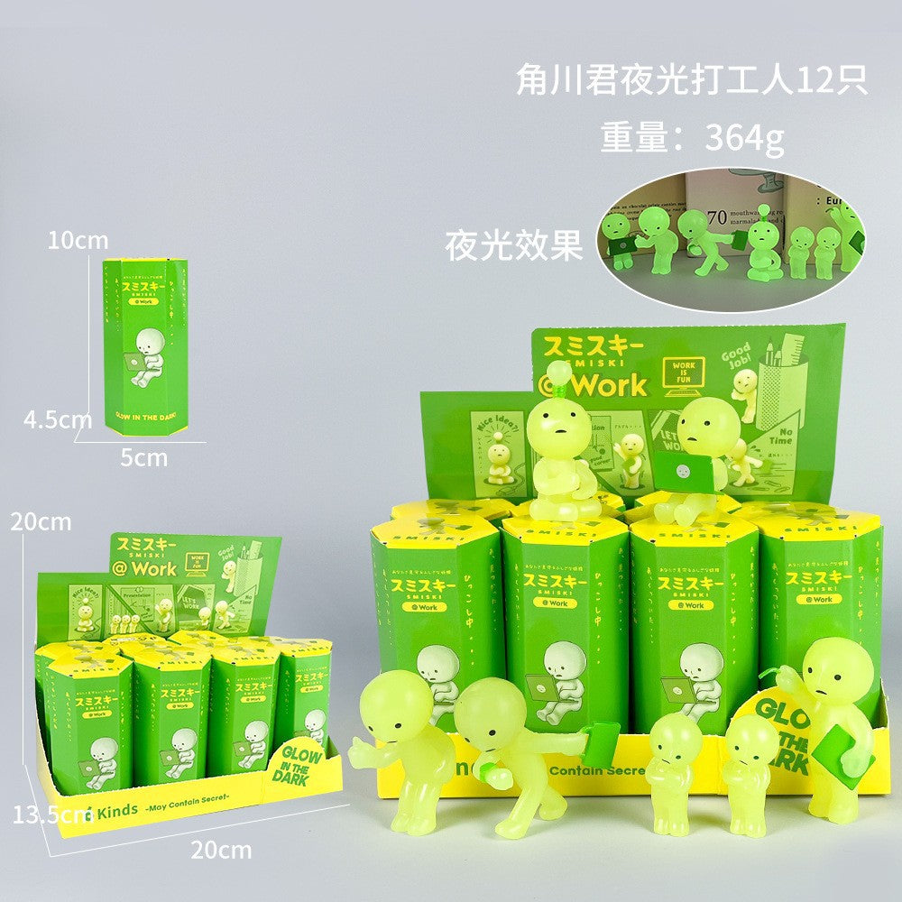 Sonny Angel figure car phone sticker cheek support blind box set decoration Cupid trendy play anime