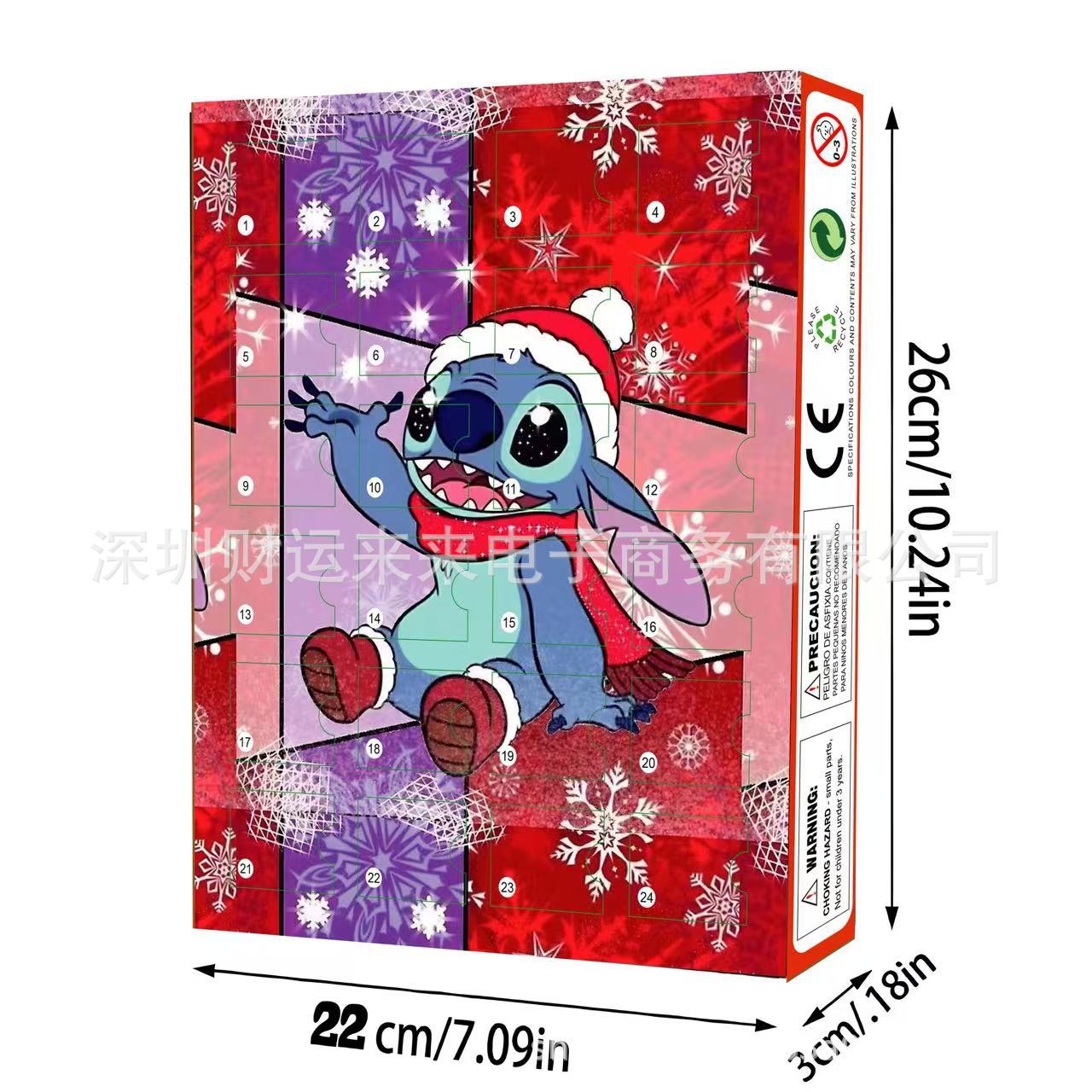 2025 Christmas Advent Calendar Lilo & Stitch Blind Box 24-day Countdown