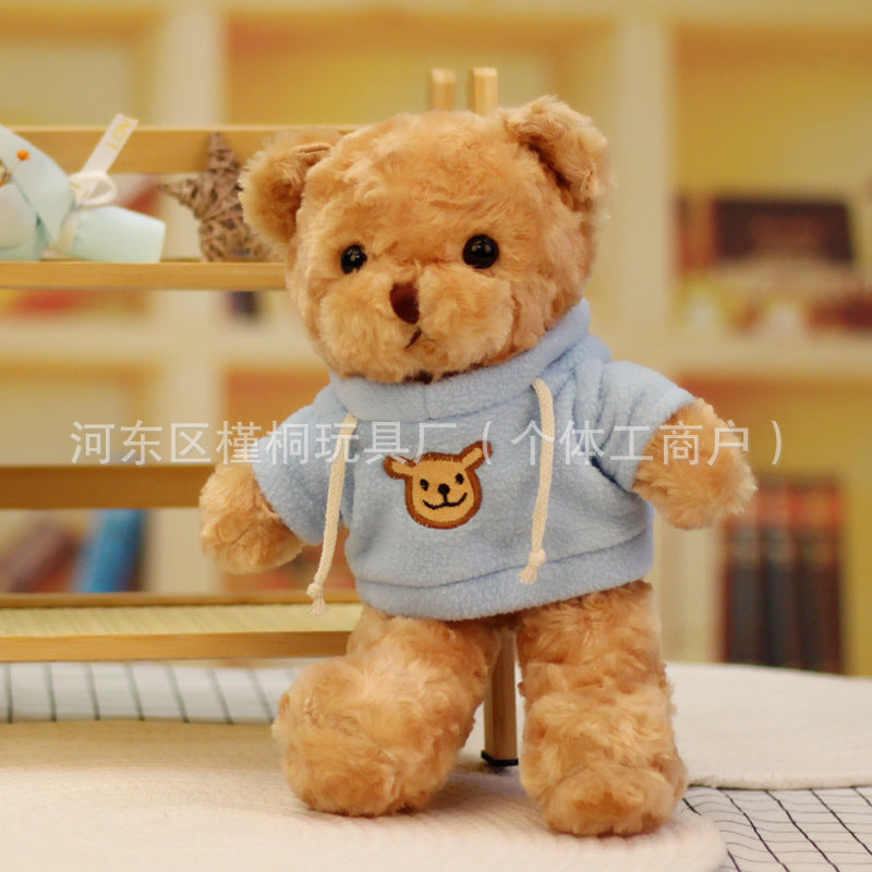 Teddy bear doll wholesale sweater plush toy pillow cloth doll wedding gift Valentine's Day gift