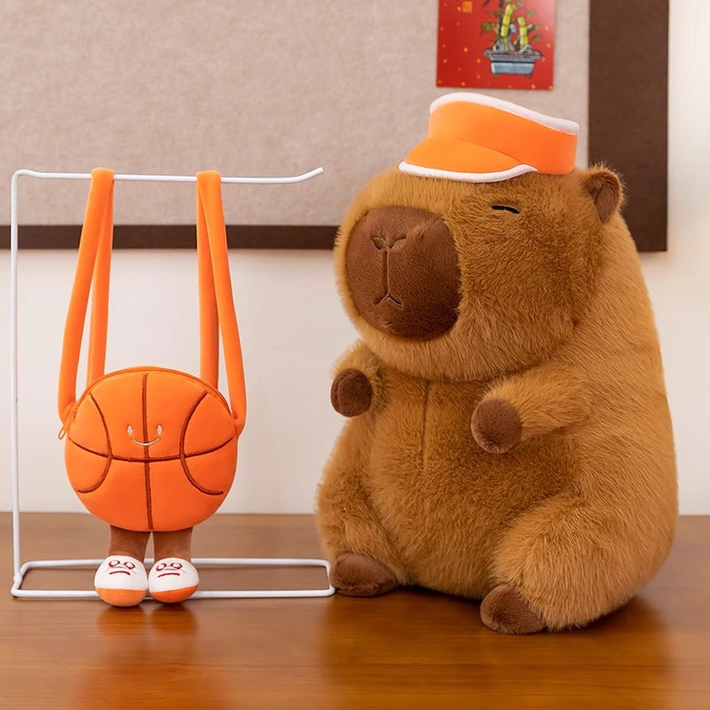 French fries capybara doll plush toy turtle capybara doll doll ugly cute doll birthday gift girl
