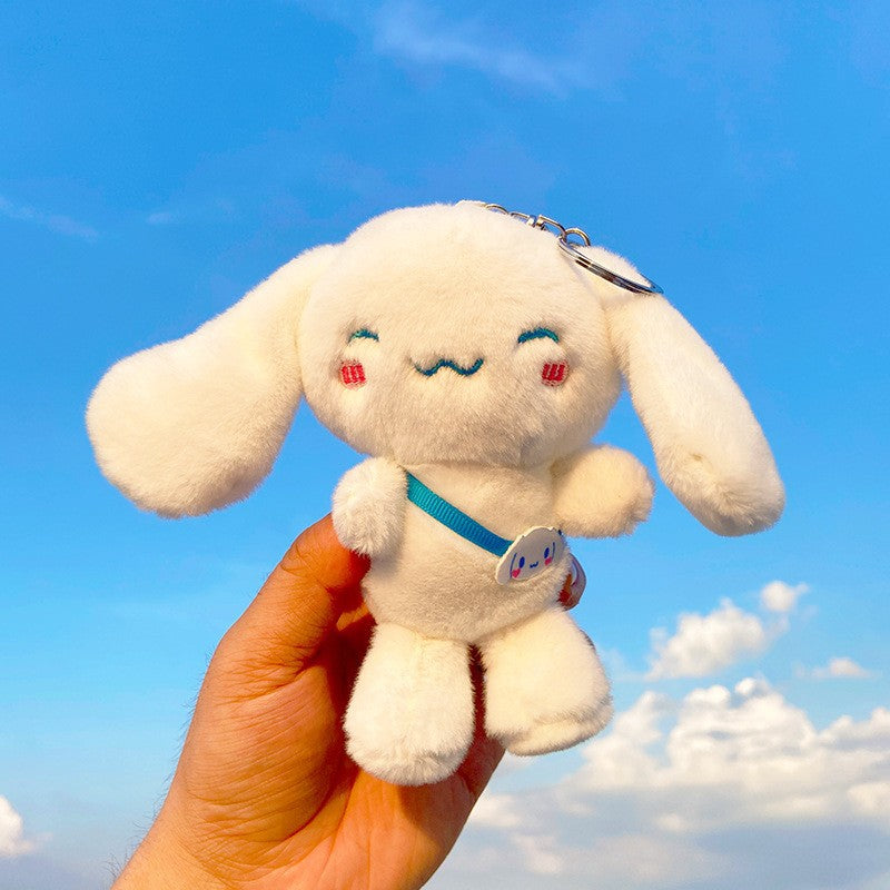 Cartoon Kuromi Plush Keychain Cute Schoolbag Pendant Keychain Pendant Boutique