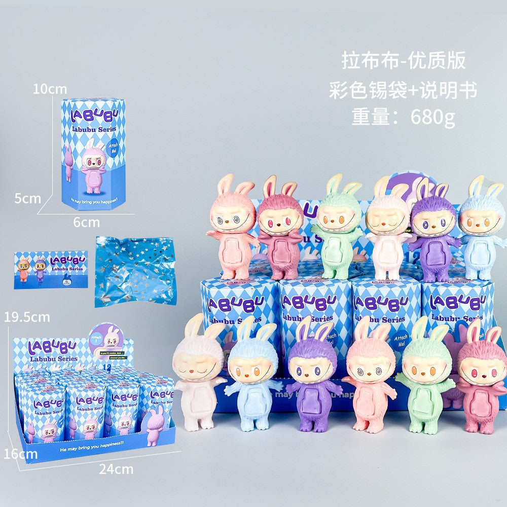 Sonny Papa Angel Figure Car Phone Sticker Cheek Support Blind Box Set Decorations