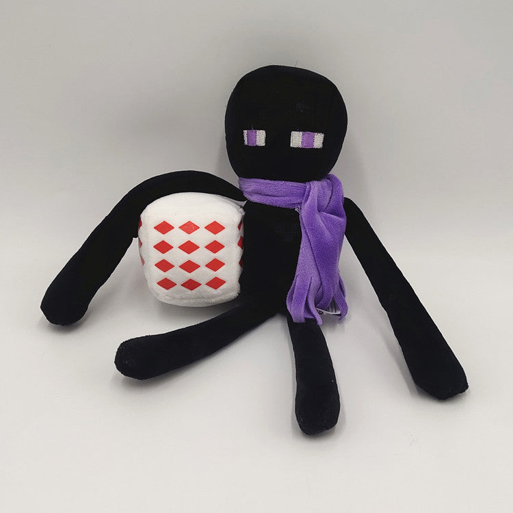 My world plush toys Ender Dragon Turtle Sitting Creeper Zombie Parrot Doll Dolphin Salamander Doll